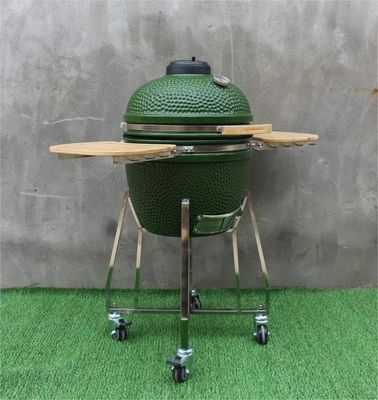 चारकोल सिरैमिक 18 इंच कामाडो ग्रिल हरा रंग 48cm