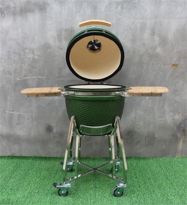 आउटडोर 48cm 18 इंच कमादो ग्रिल हरा रंग स्टेनलेस स्टील